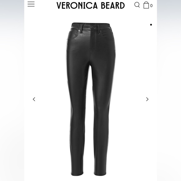 NWT Veronica Beard Maera Vegan Leather Pants - Picture 5 of 10